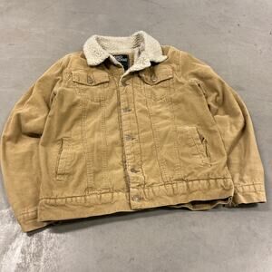 y2k fur lined denim trucker jacket